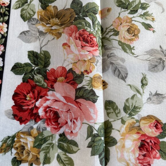 Yves Saint Laurent Floral Cotton Scarf – NWT - Picture 7 of 9